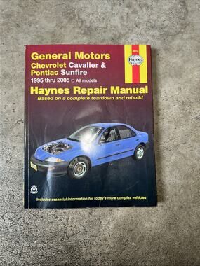Haynes 38016 Manual Pontiac Sunfire Chevrolet Chevy Cavalier 1995 - 2001 OBOX2